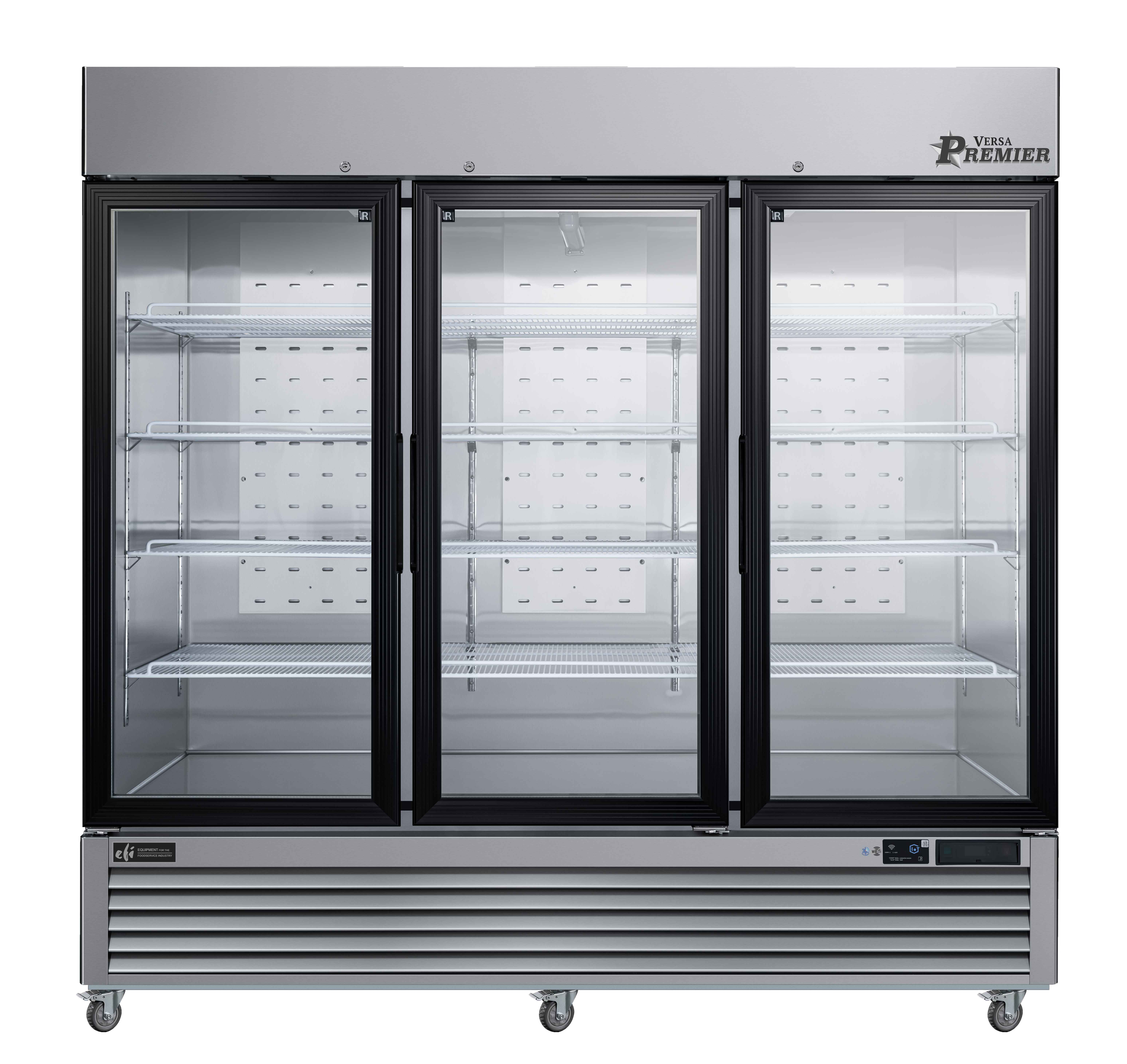 82 Inch 3 Door Merchandiser Cooler Stainless Steel  C3-82GDSVCP